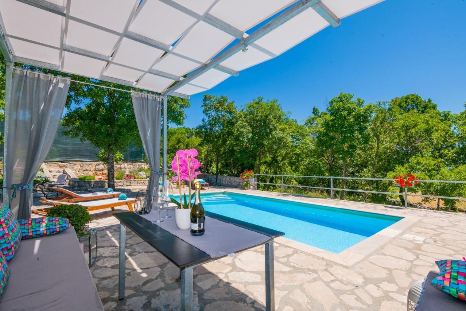 Villa Ognjistar In The Hinterland Of Makarska Riviera Zmijavci Exterior foto